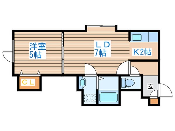 メゾン ド 咲良の物件間取画像